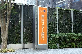 Tokyo Star Bank sign and logo